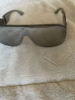 Black Versace sunglasses mirrored